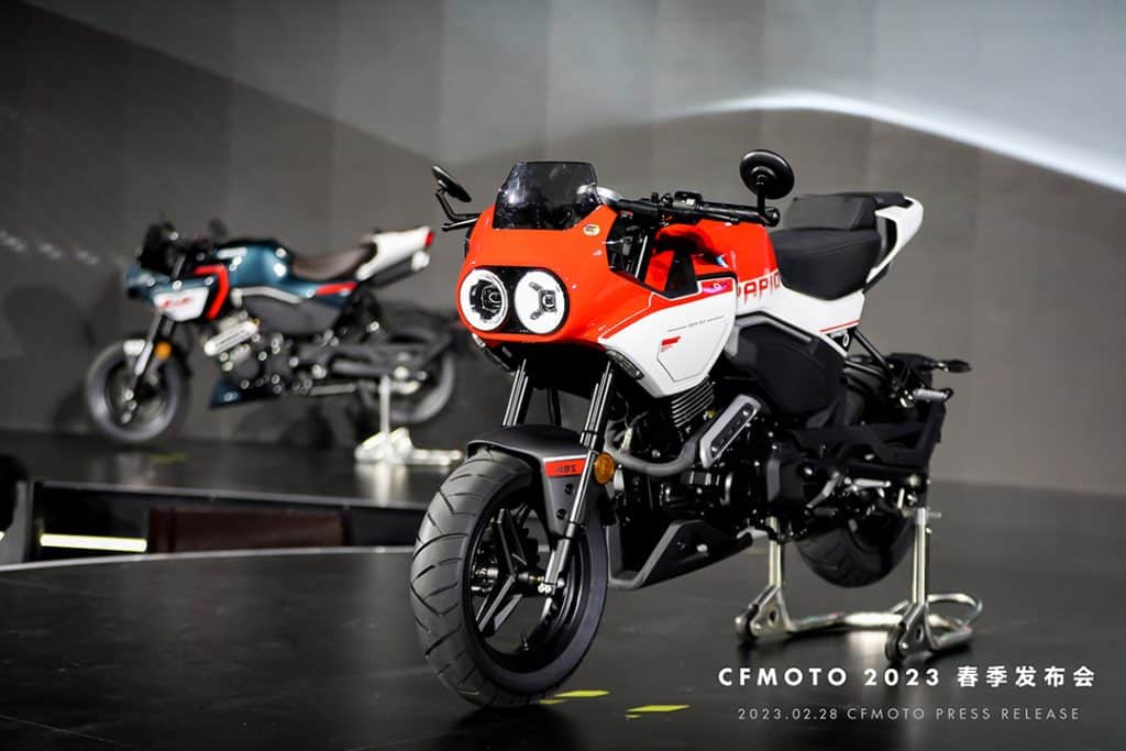 Conference de presse CFMOTO 800NK Papio XO