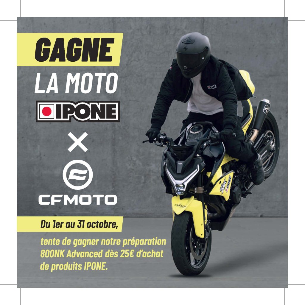 Gagnez la CFMOTO 800NK IPONE Edition