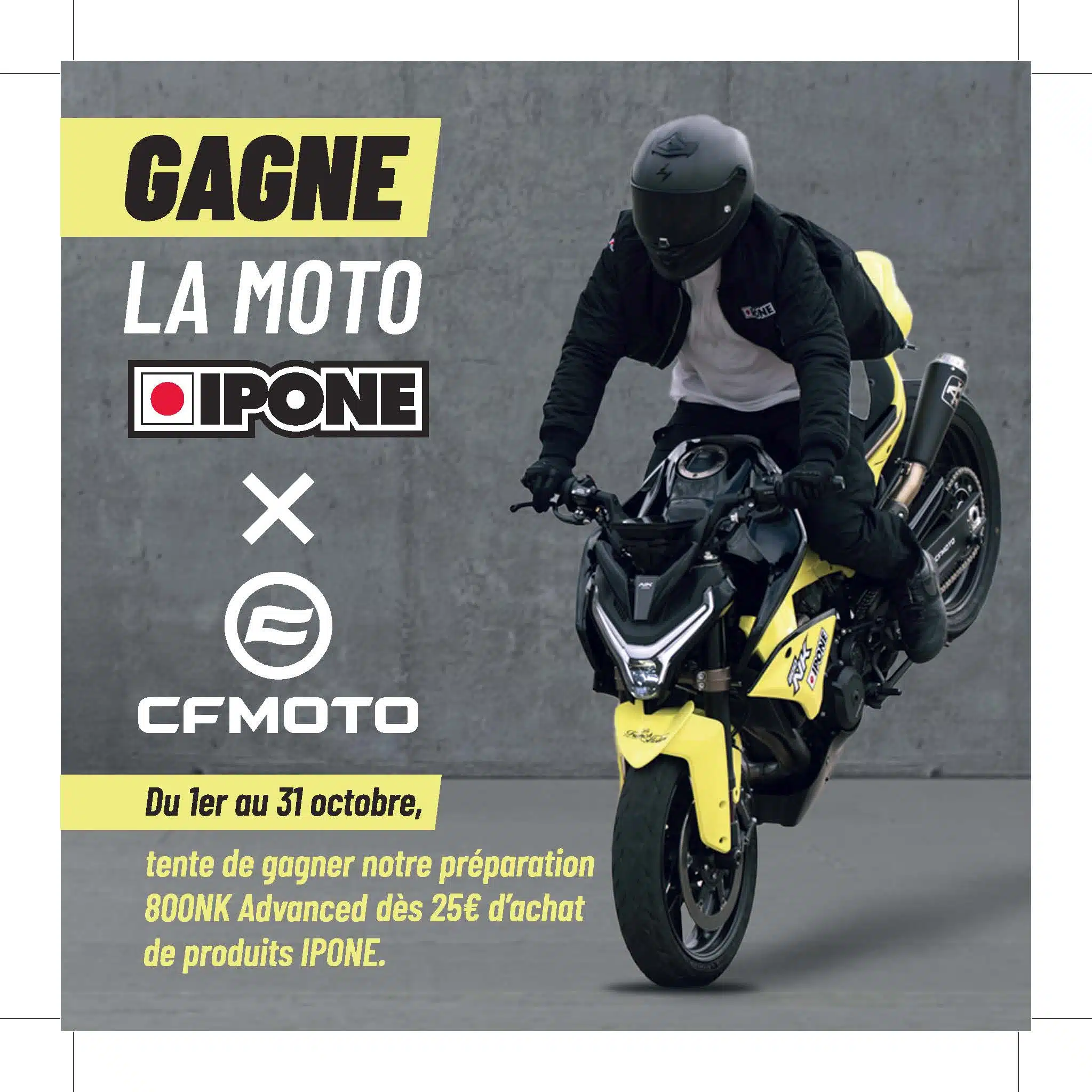 Gagnez la CFMOTO 800NK IPONE Edition !