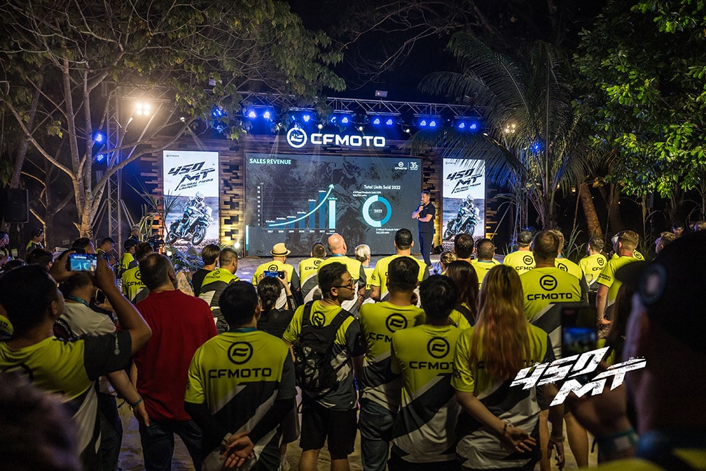 Lancement presse de la CFMOTO 450MT aux Philippines