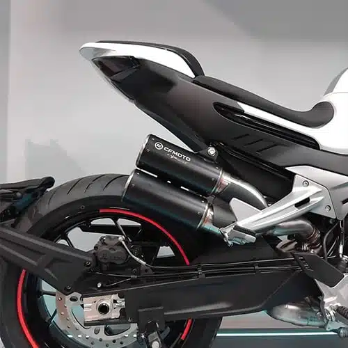 Silencieux 800NK Double Sortie Noir CFMOTO