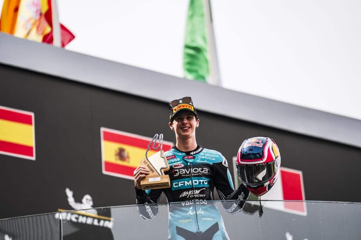 GP de France 2026 : Quiles s'impose sous la pluie au Mans et creuse l'écart en Moto3