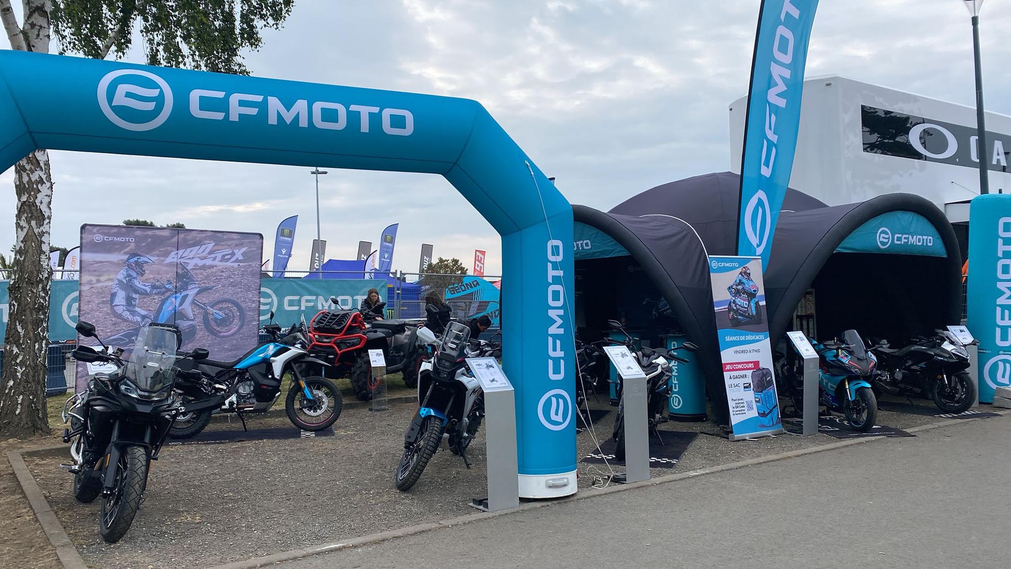 CFMOTO au GP de France Moto 2026 — stand