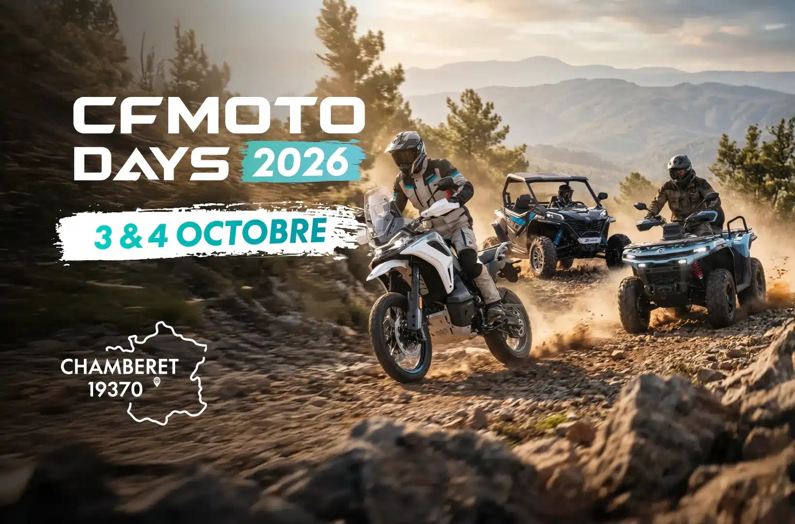 CFMOTO Days 2026 : rendez-vous en Corrèze les 3 et 4 octobre