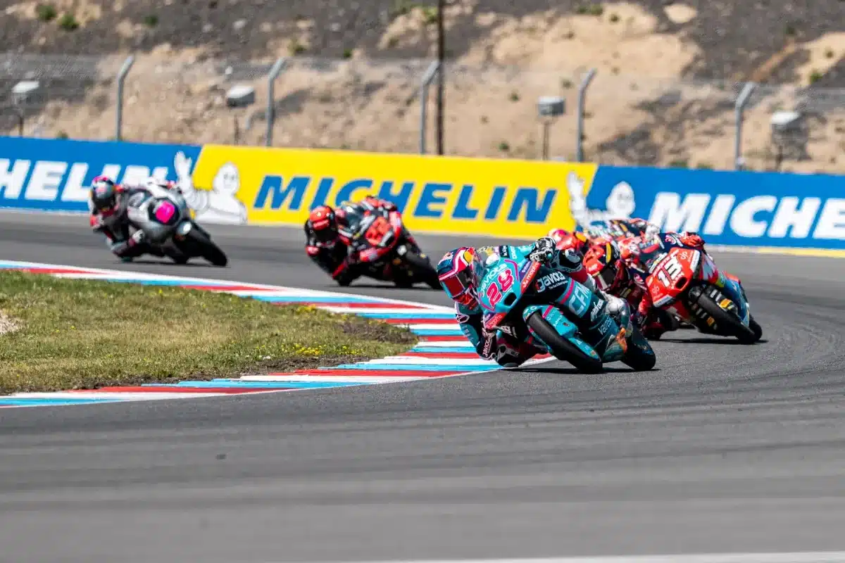 Pilote du CFMOTO Aspar Team en Moto3 au Grand Prix de Tchéquie 2026, circuit de Brno
