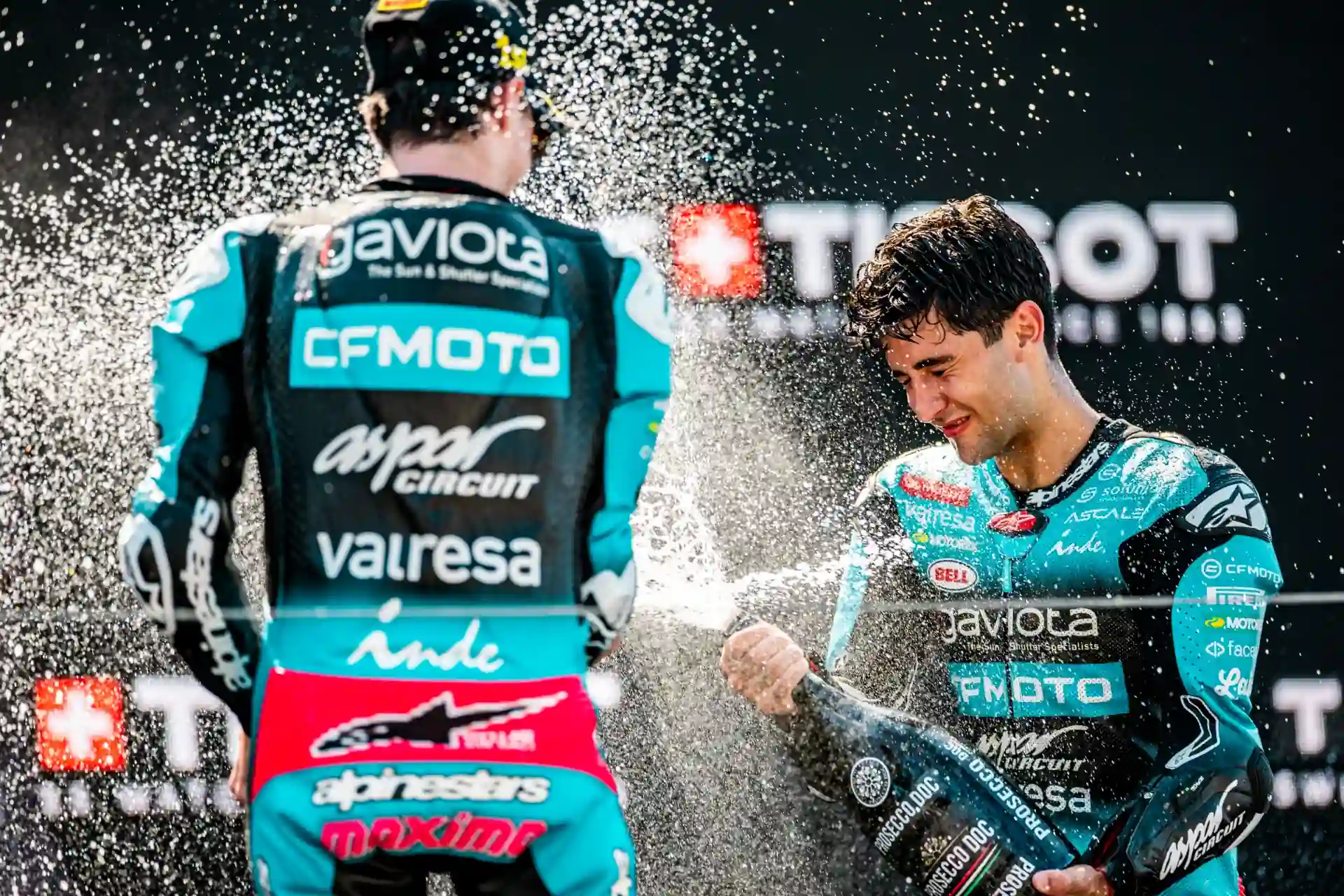 Pilote CFMOTO Aspar Team en action au Grand Prix des Pays-Bas 2026, Assen