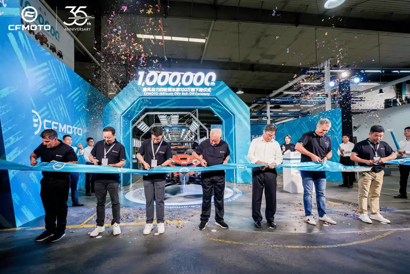 1 000 000 de vehicules produits par CFMOTO