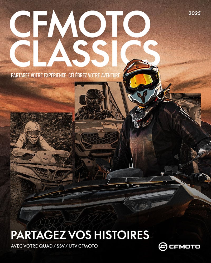 CFMOTO Classics, racontez votre aventure CFMOTO et gagnez un voyage en Chine !