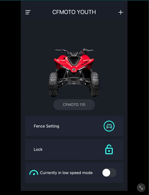 Comment utiliser l’application CFMOTO Youth ?