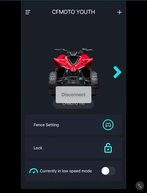 Comment utiliser l’application CFMOTO Youth ?